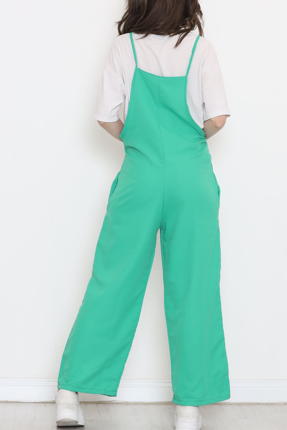 Rope Strap Jumpsuit Green - 18324.701.