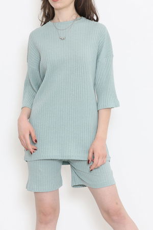 Crew Neck Shorts Set Mint - 11552.1567.