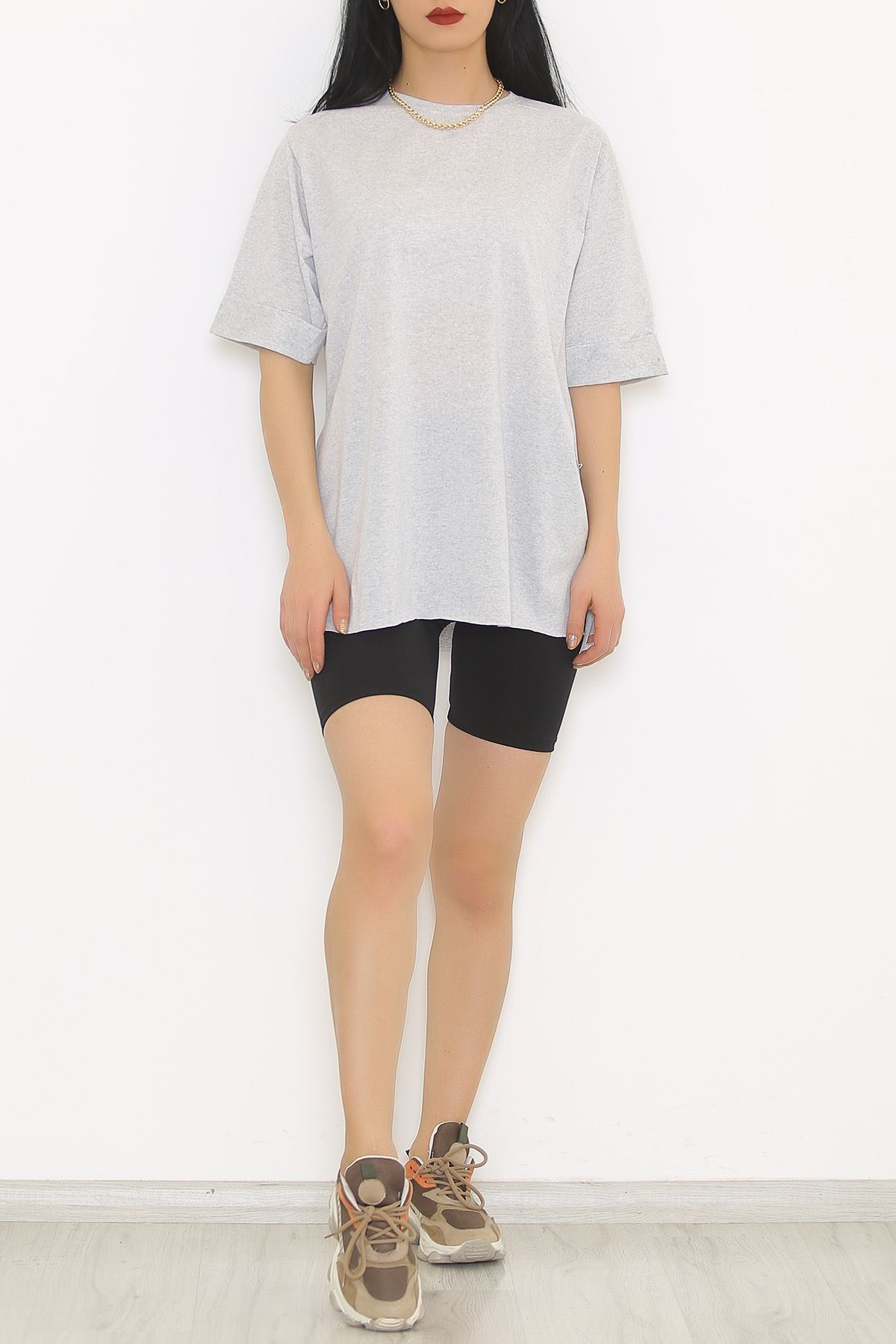 Double Sleeve T-Shirt Gray - 9611.253.