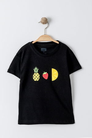 1-4 Years Printed Kids T-Shirt Black - 524010.1576.