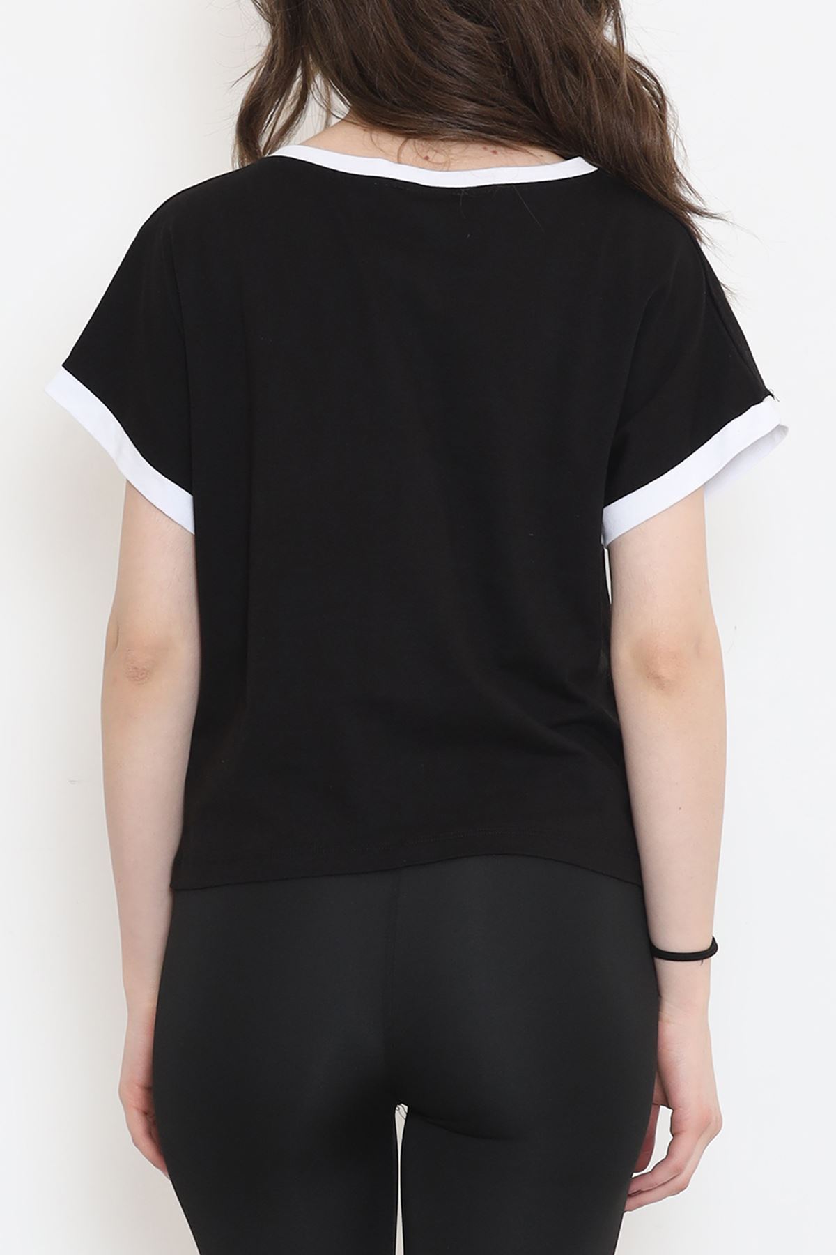 Printed T-shirt Black - 16555.1567.