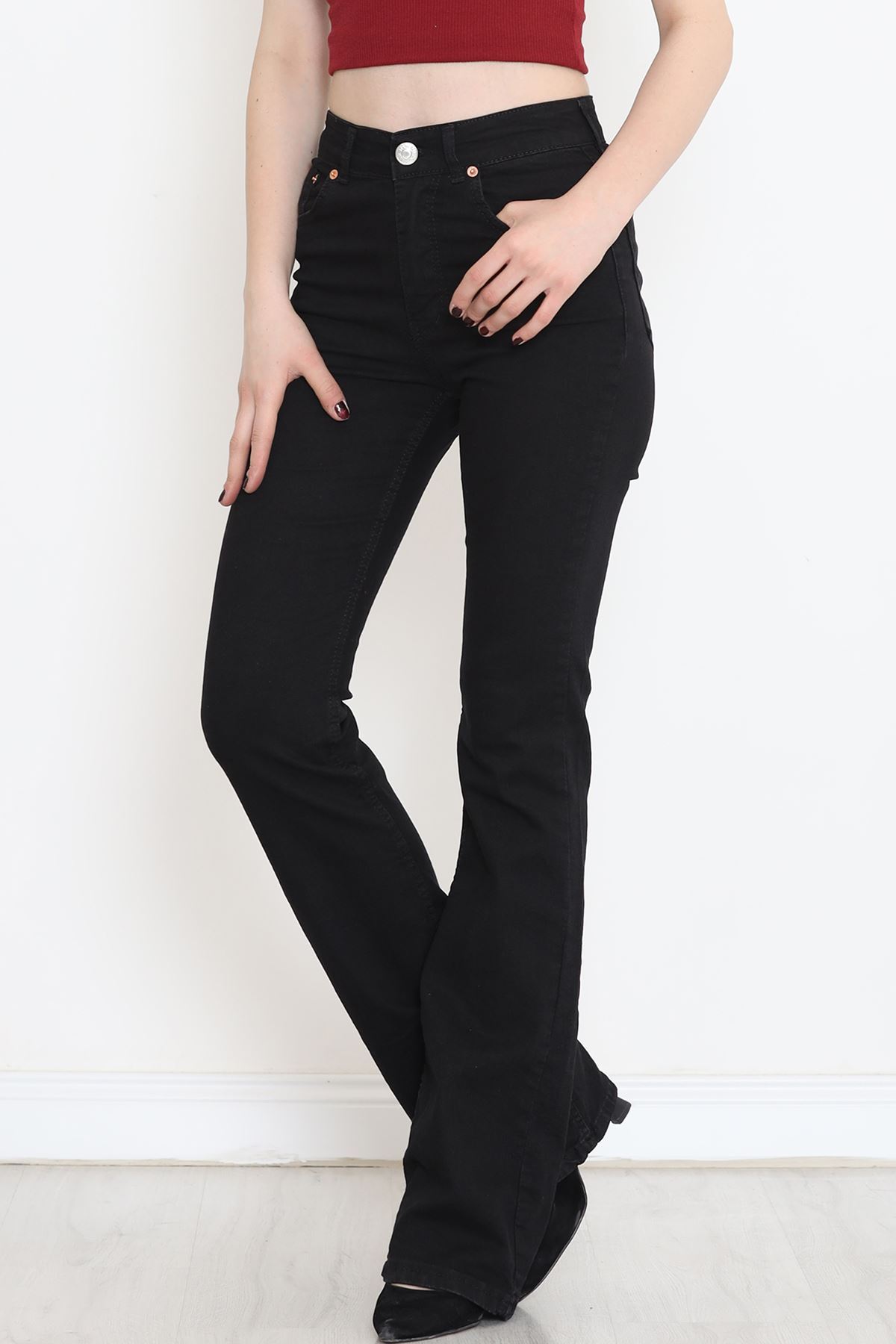 Flared Jeans Black1 - 17274.1431.