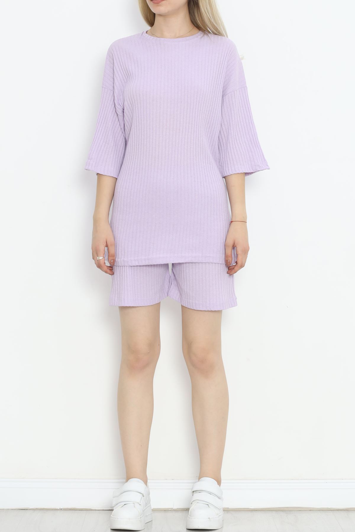 Fitted Shorts Suit Lila - 18475.1567.