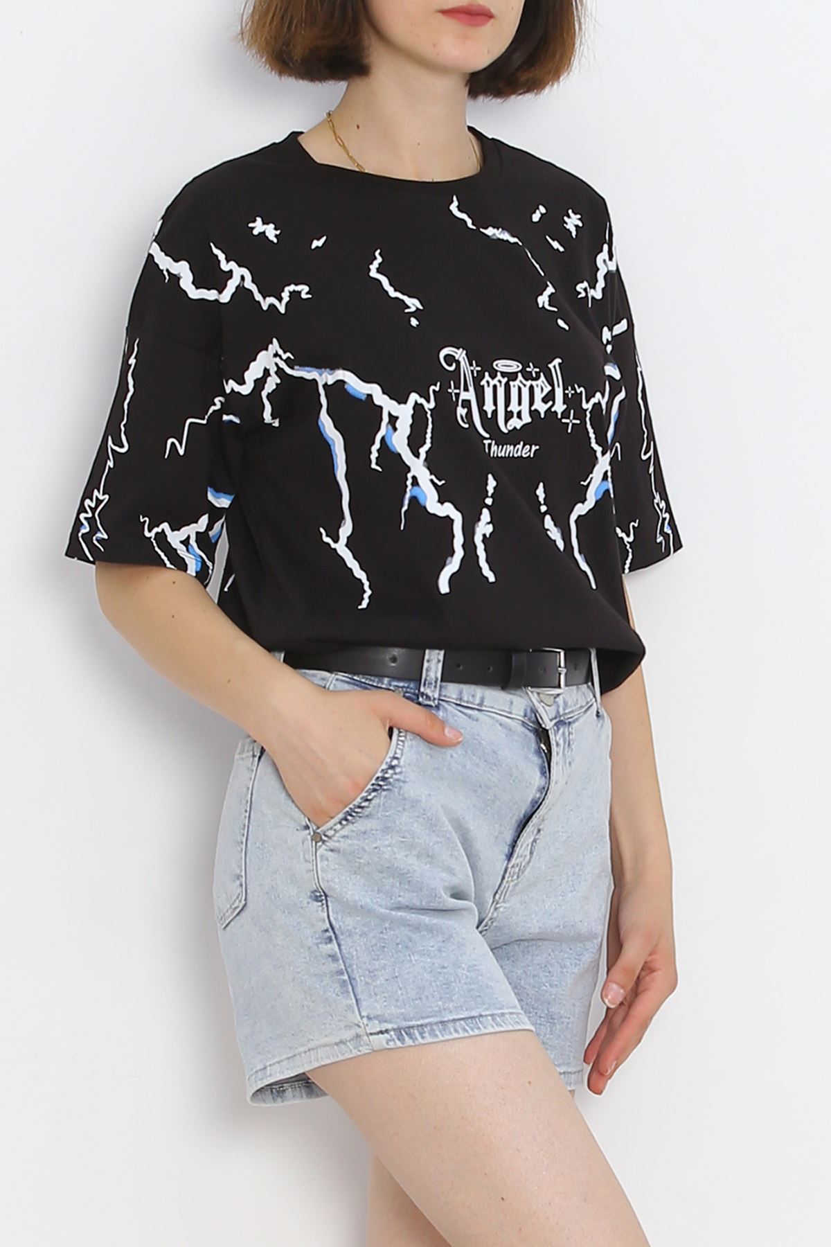 Printed T-shirt Black - 20014.1567.