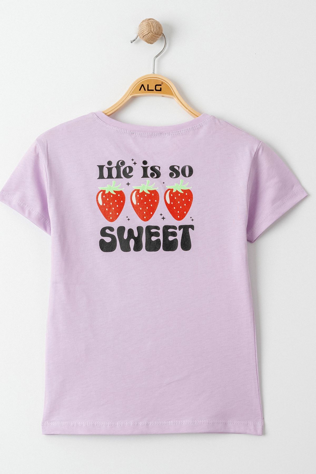 3-7 Years Printed Kids T-Shirt Lilac - 624028.1576.