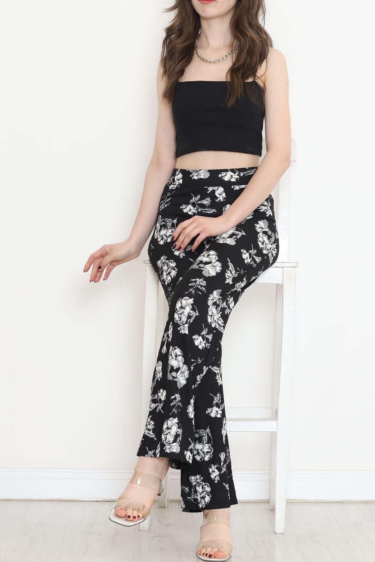 Camisole Pants Black Floral - 2395.555.