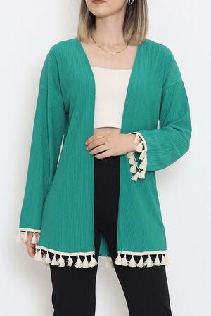 Pompom Kimono Green - 12577.631.