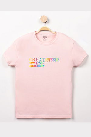 13-16 Years Printed Kids T-Shirt Pink - 824091.1576.