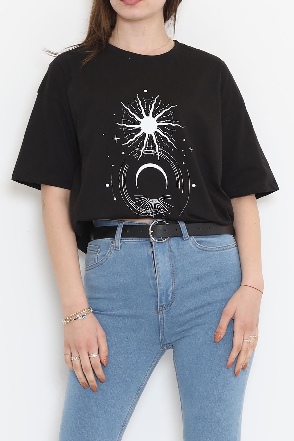 Printed T-shirt Black - 16492.1567.