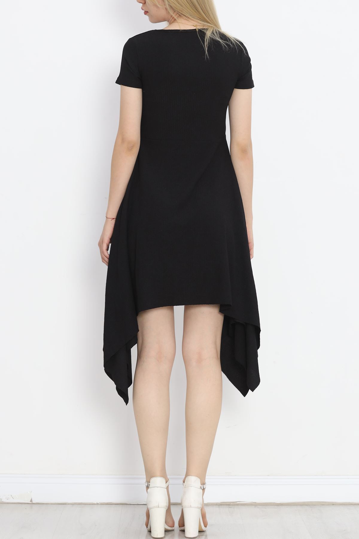 V Neck Dress Black - 18728.701.