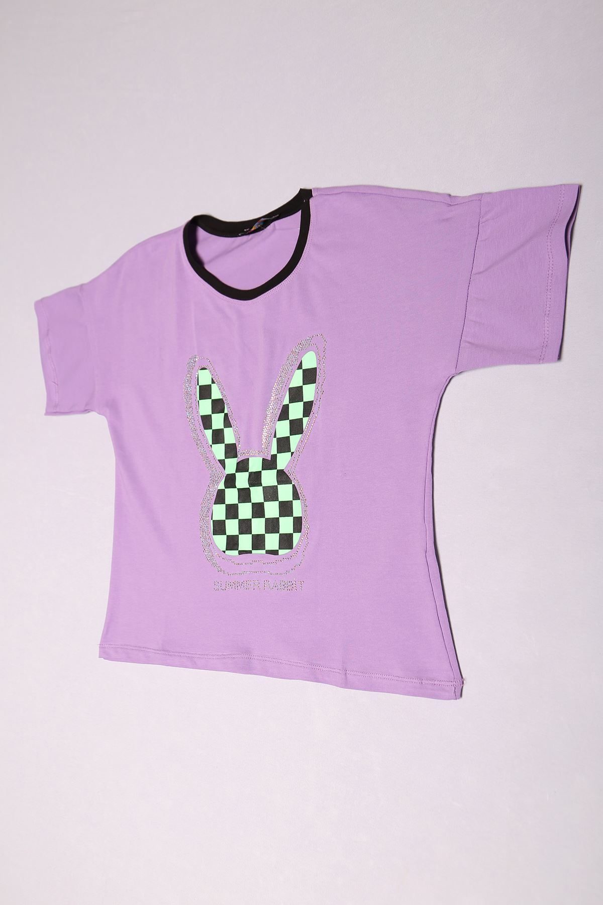 10-16 Years Printed Kids T-Shirt Lilac - 18050.1567.