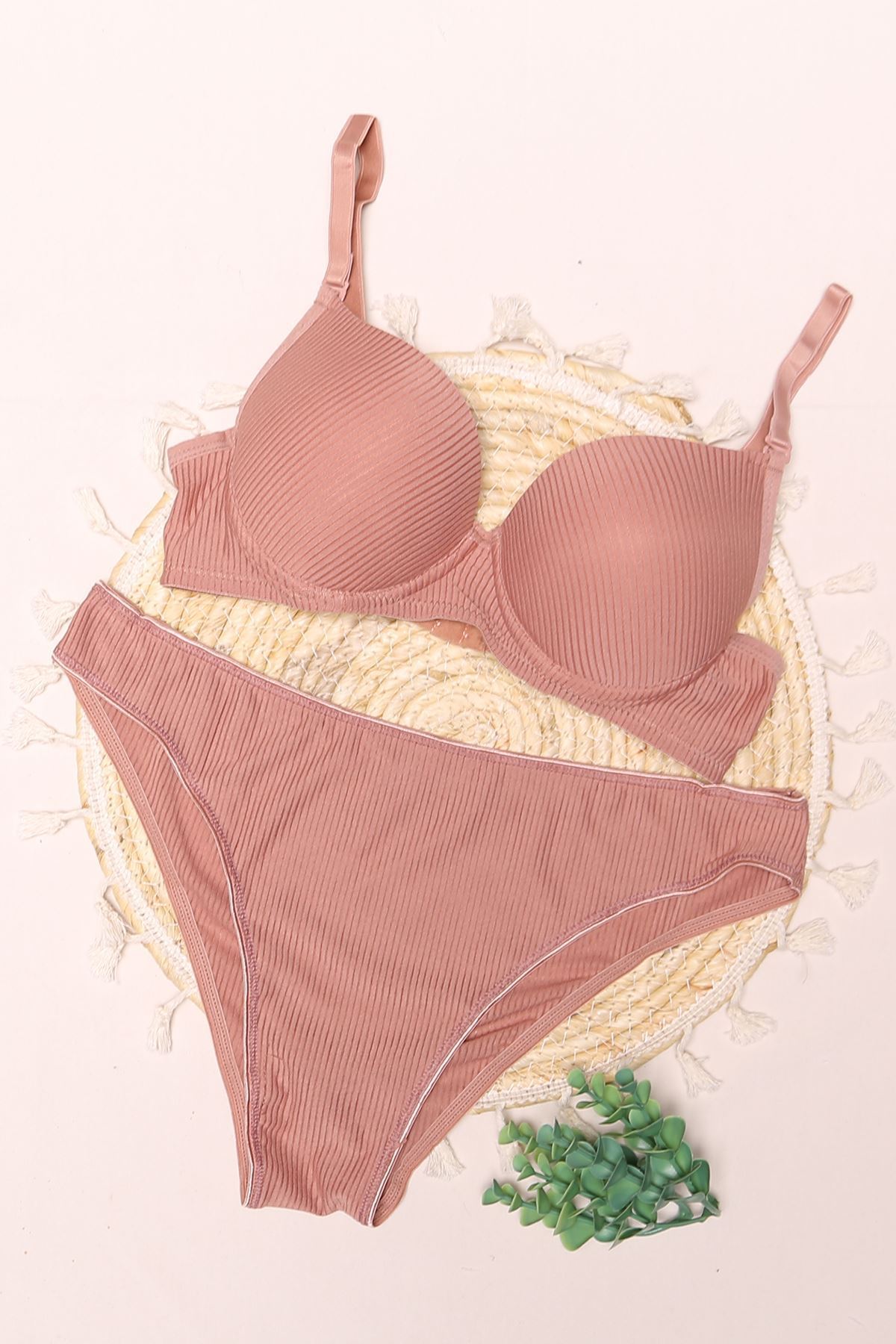 Bra Set Striped Empty Powder - 2530-B.1783.