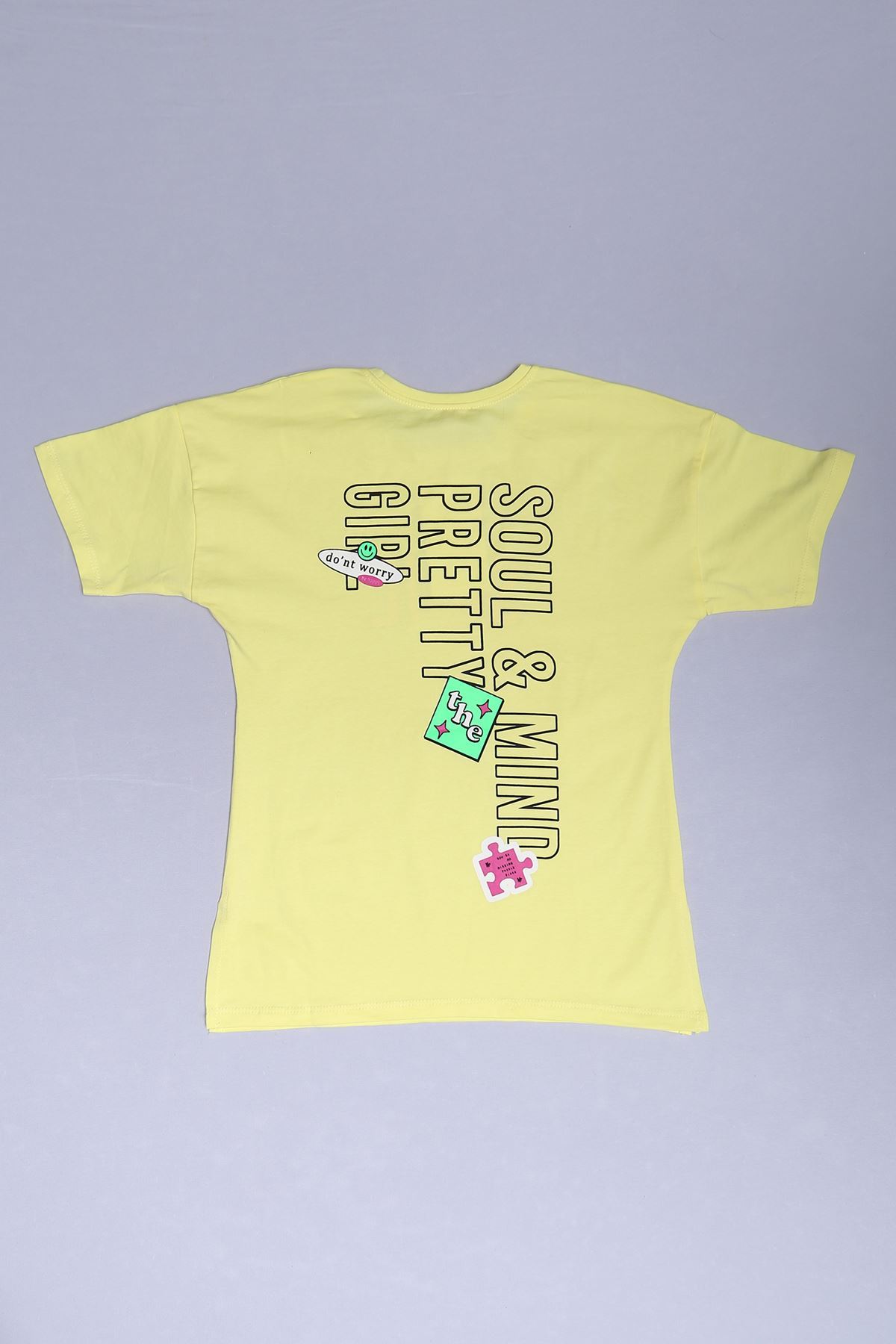 10-16 Years Printed Kids T-Shirt Yellow - 18051.1567.