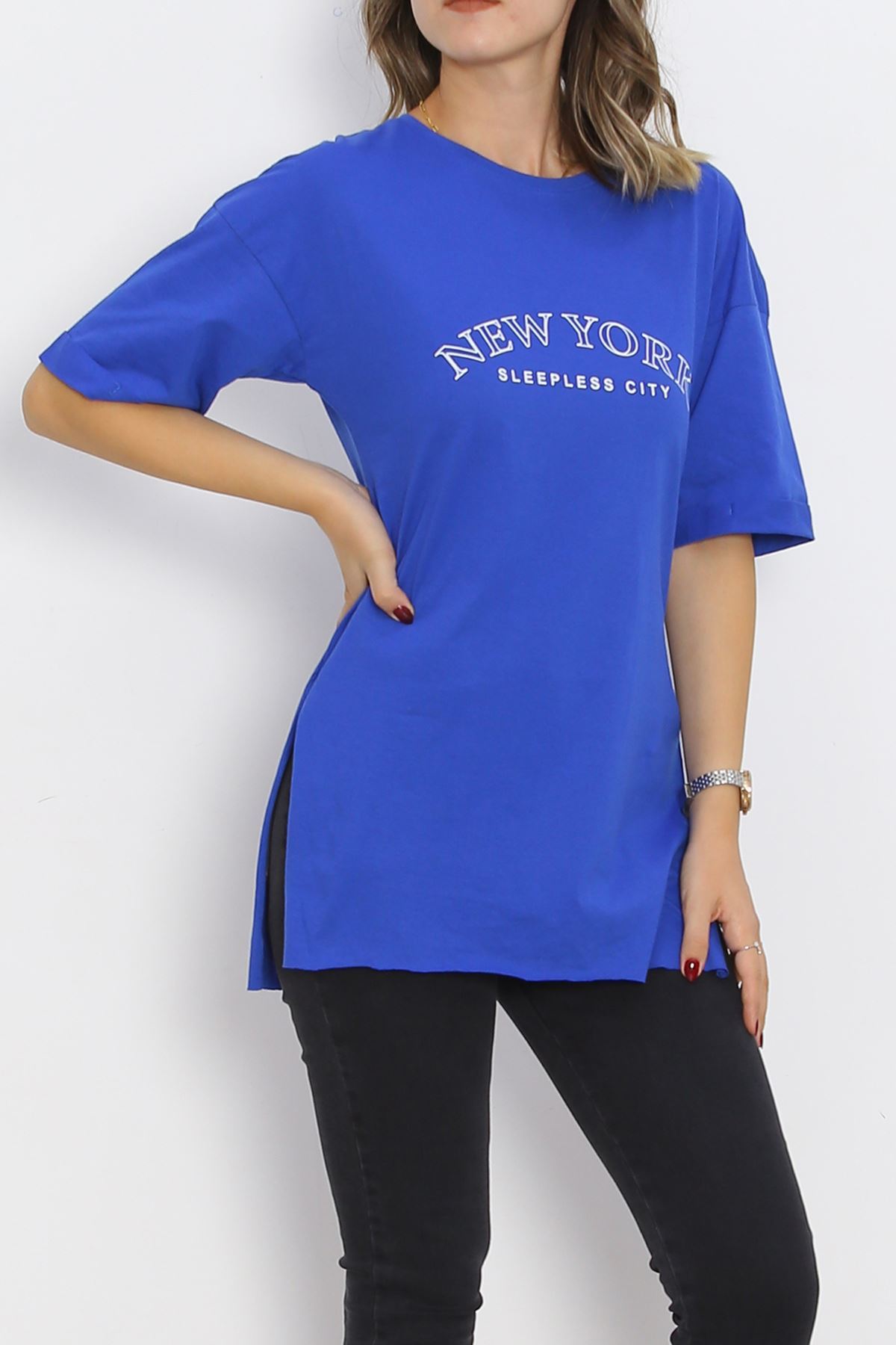 Printed Double Sleeve T-Shirt Saks - 16560.1567.