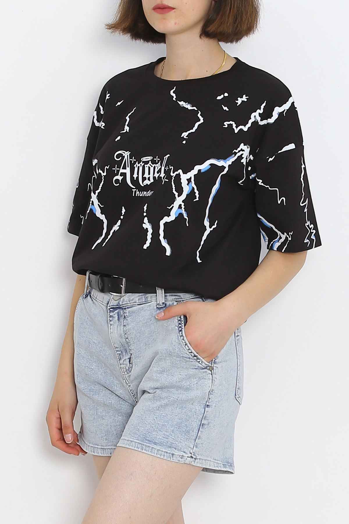 Printed T-shirt Black - 20014.1567.