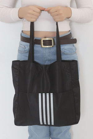 Shoulder Strap Bag Black and White - 12399.1624.