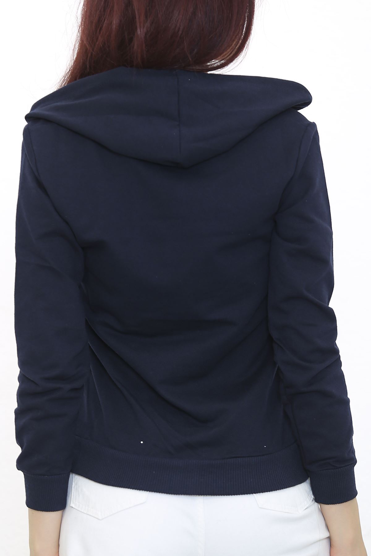 Hooded Zipper Sweat Navy Blue - 3001.275.