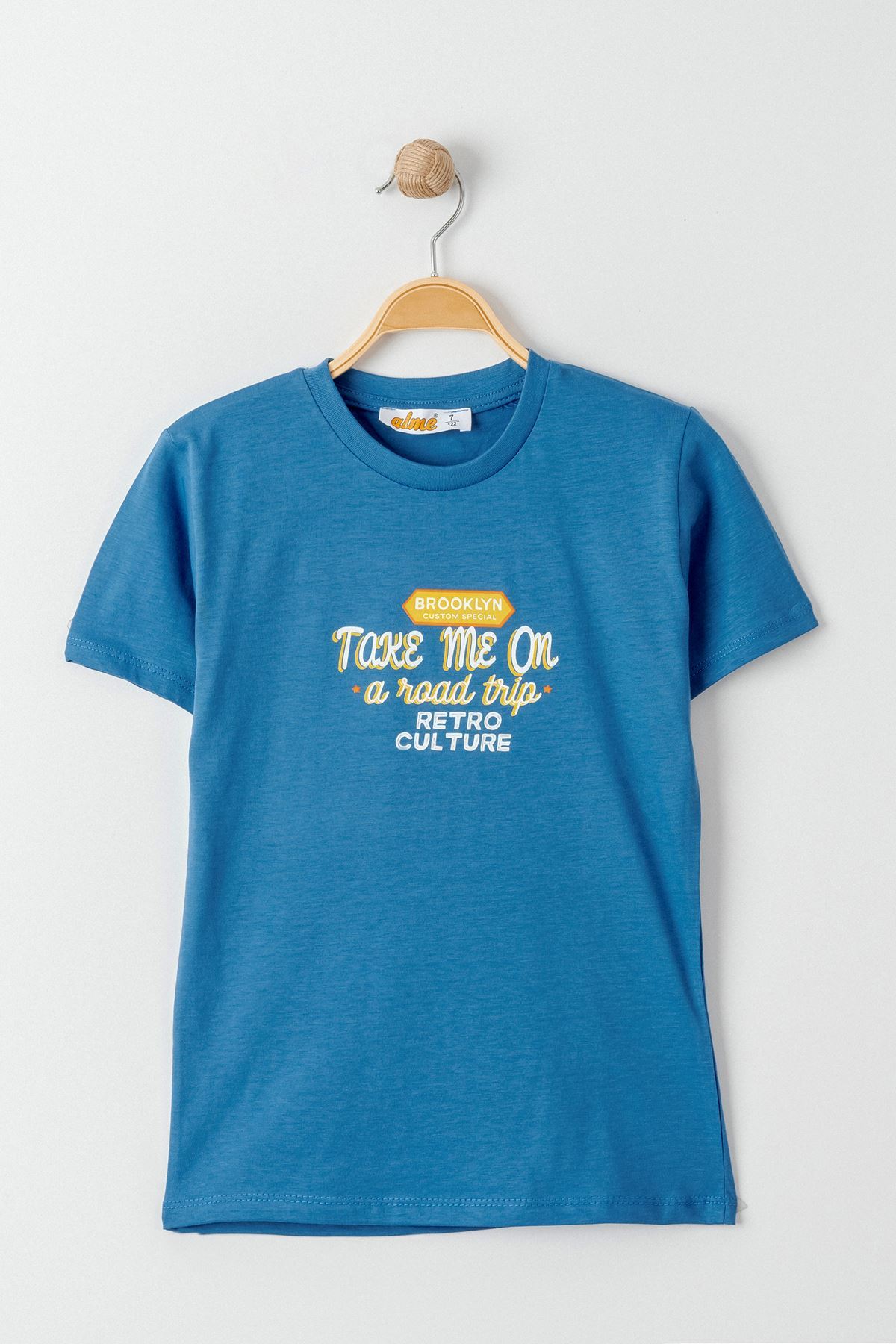 3-7 Years Printed Kids T-Shirt Indigo - 224240.1576.