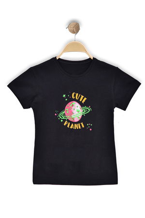 3-7 Years Printed Kids T-Shirt Black - 624126.1576.