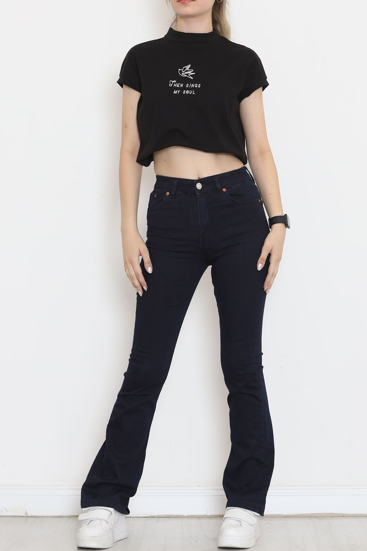 Flared Jeans Navy Blue - 18688.1431.