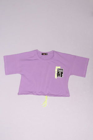 10-16 years old Children's T-shirt Purple - 18036.1567.