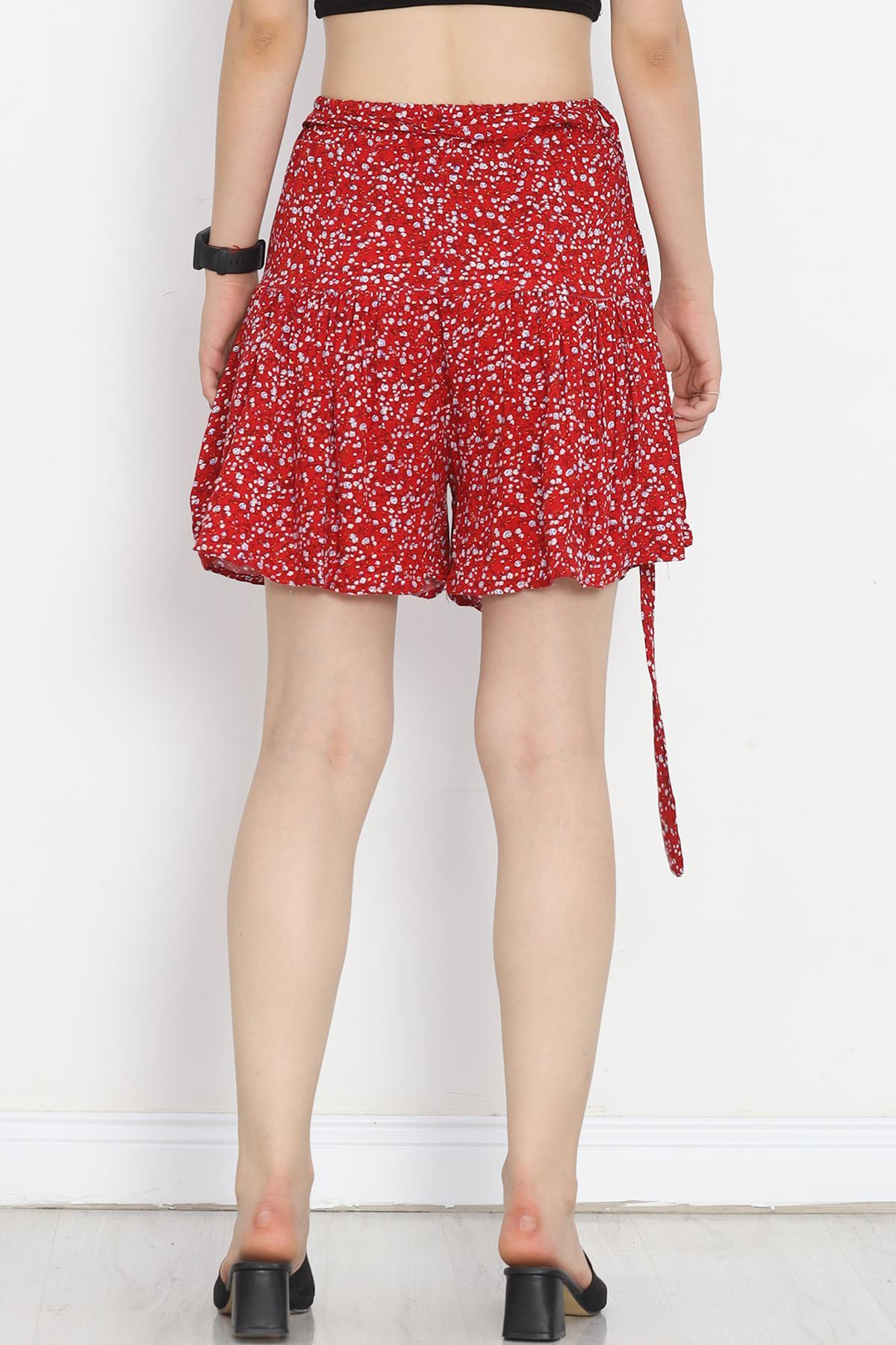 Skirt with Belted Shorts Red1 - 16701.1355.