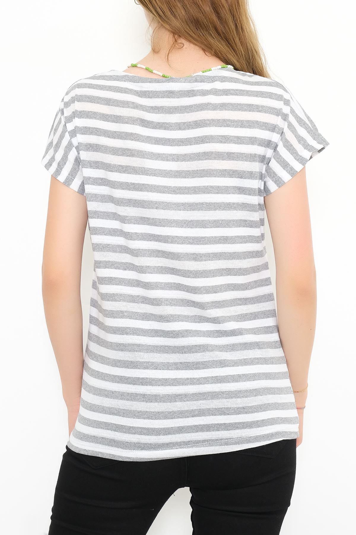 Striped T-shirt with zipper Gribeyaz - 9657.1567.