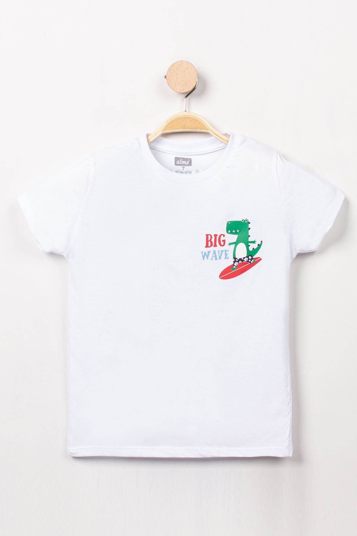 3-7 Years Printed Kids T-Shirt White - 224238.1576.