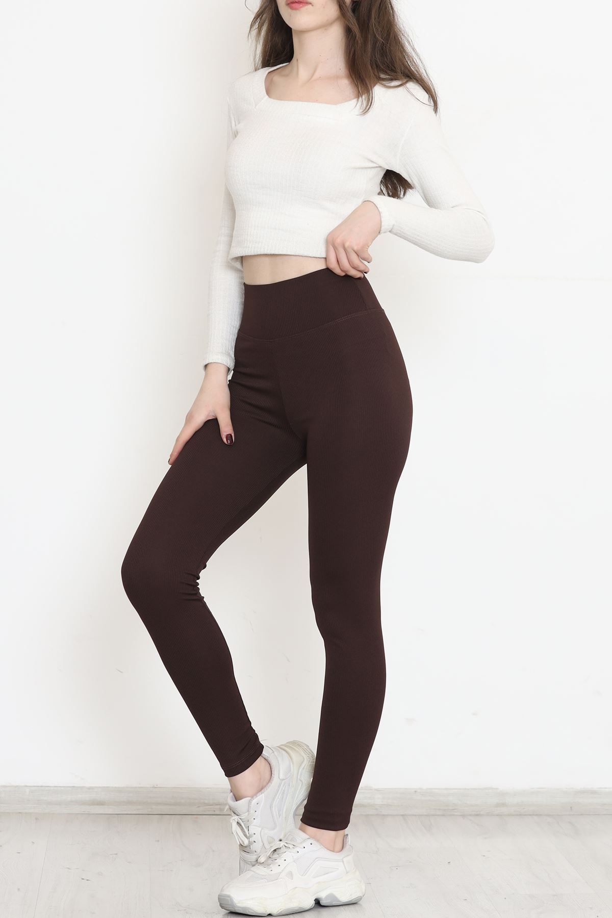 Corduroy Leggings Brown1 - 10751.1098.