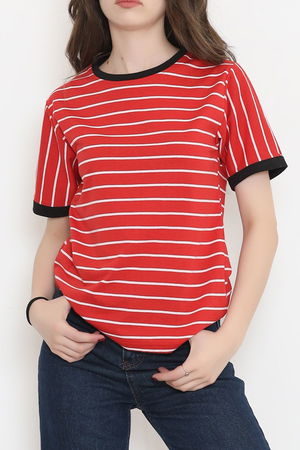 Striped Suprem T-shirt Red-Black - 15919.1567.