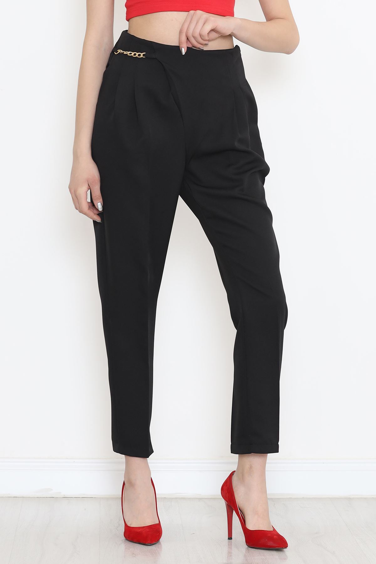 Chain Detail Pants Black - 20713.683.