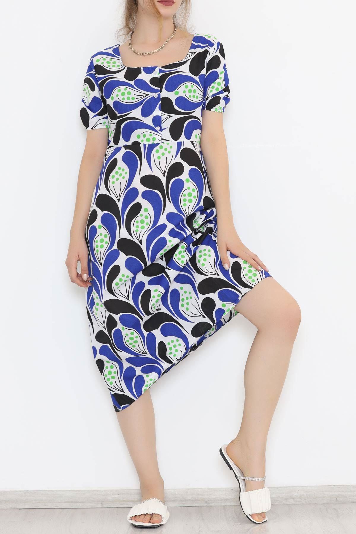 Dress with Button Front Saks Pattern - 11463.701.