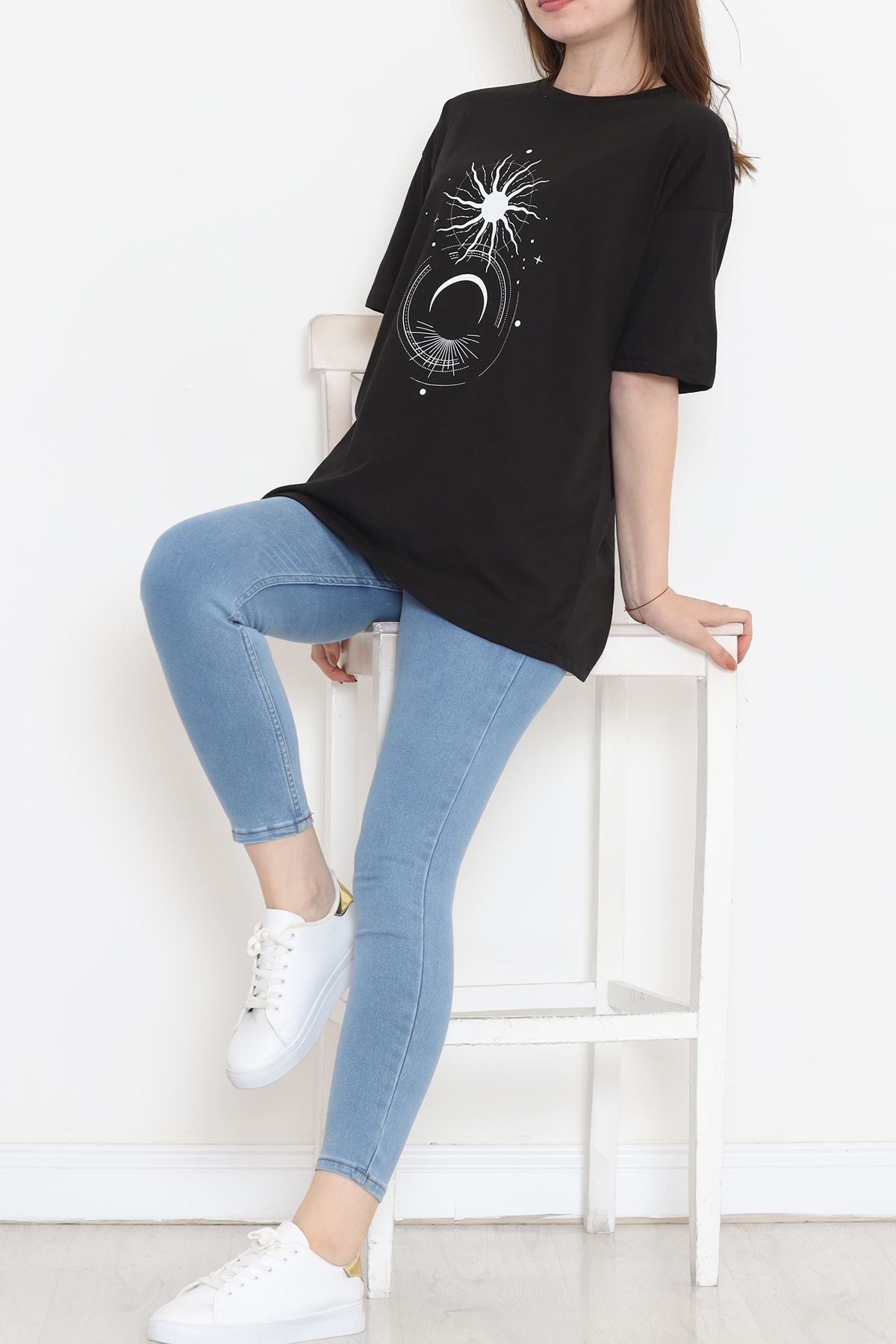 Printed T-shirt Black - 16492.1567.