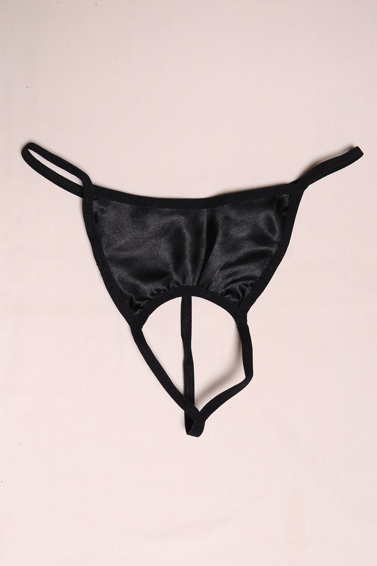 Thong Black with Open Private Area - 1159.1364.