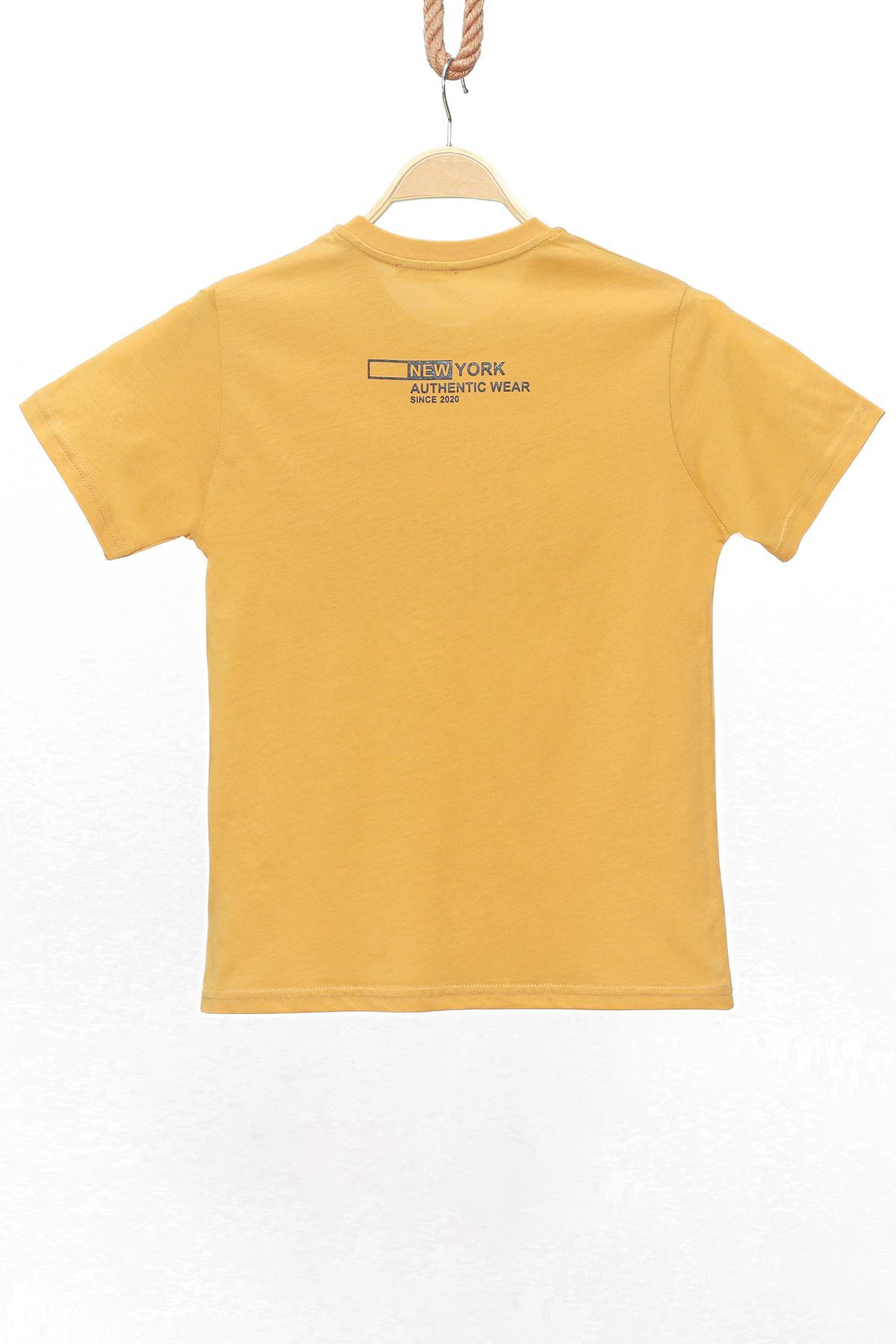 13-16 Years Printed Kids T-Shirt Mustard - 424113.1576.