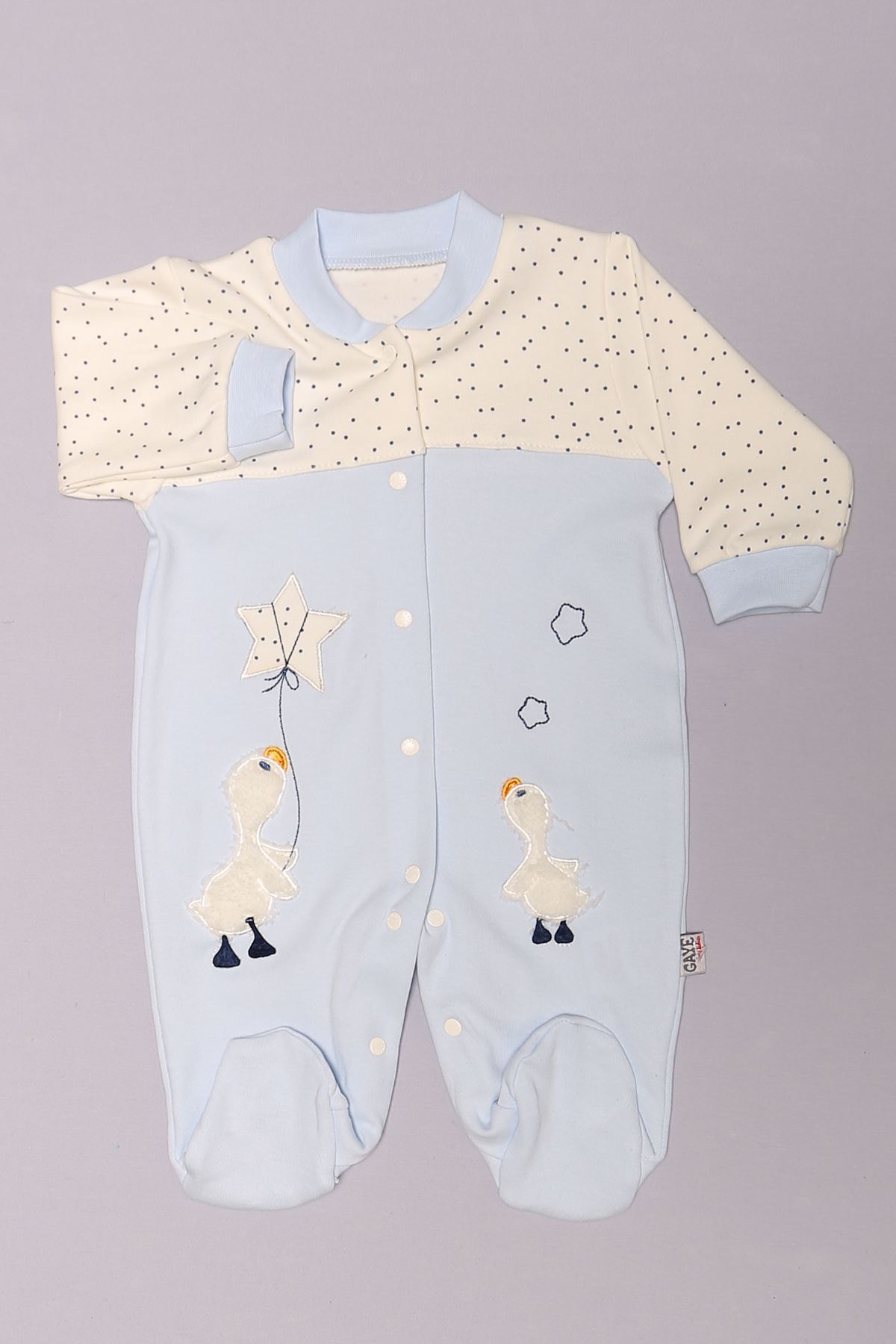 1-6 Month Baby Jumpsuit Blue - 02276.1803.