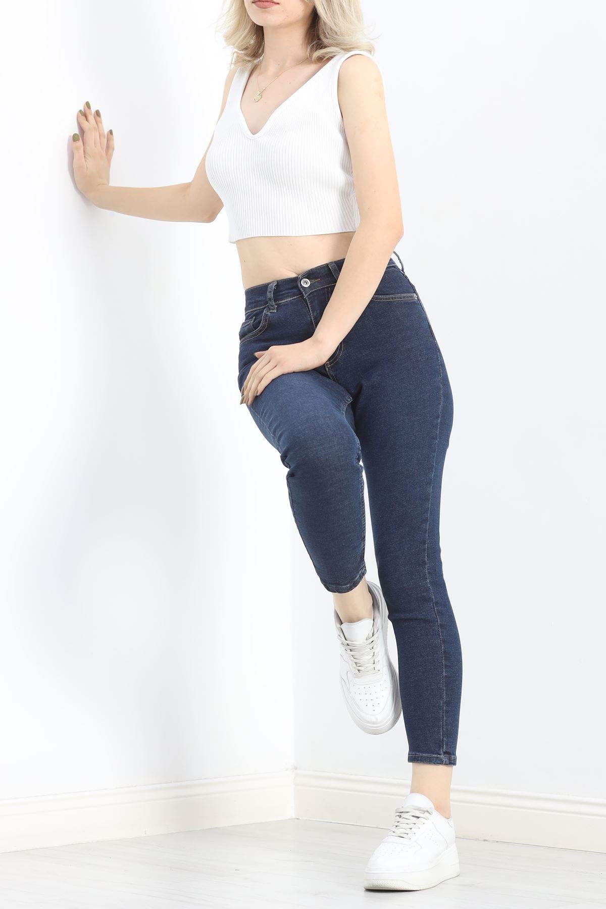 Mom Boyfriend Jeans Tintkahve  - 20432.1778.