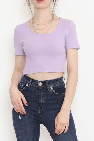 Crop T-shirt Lilac - 18418.1059.