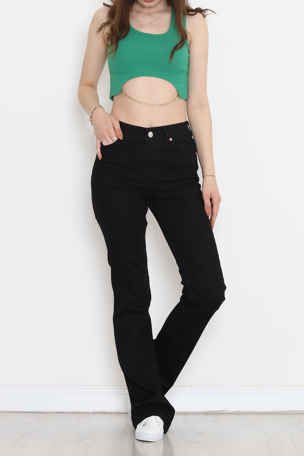 Flared Jeans Black1 - 18201.1431.