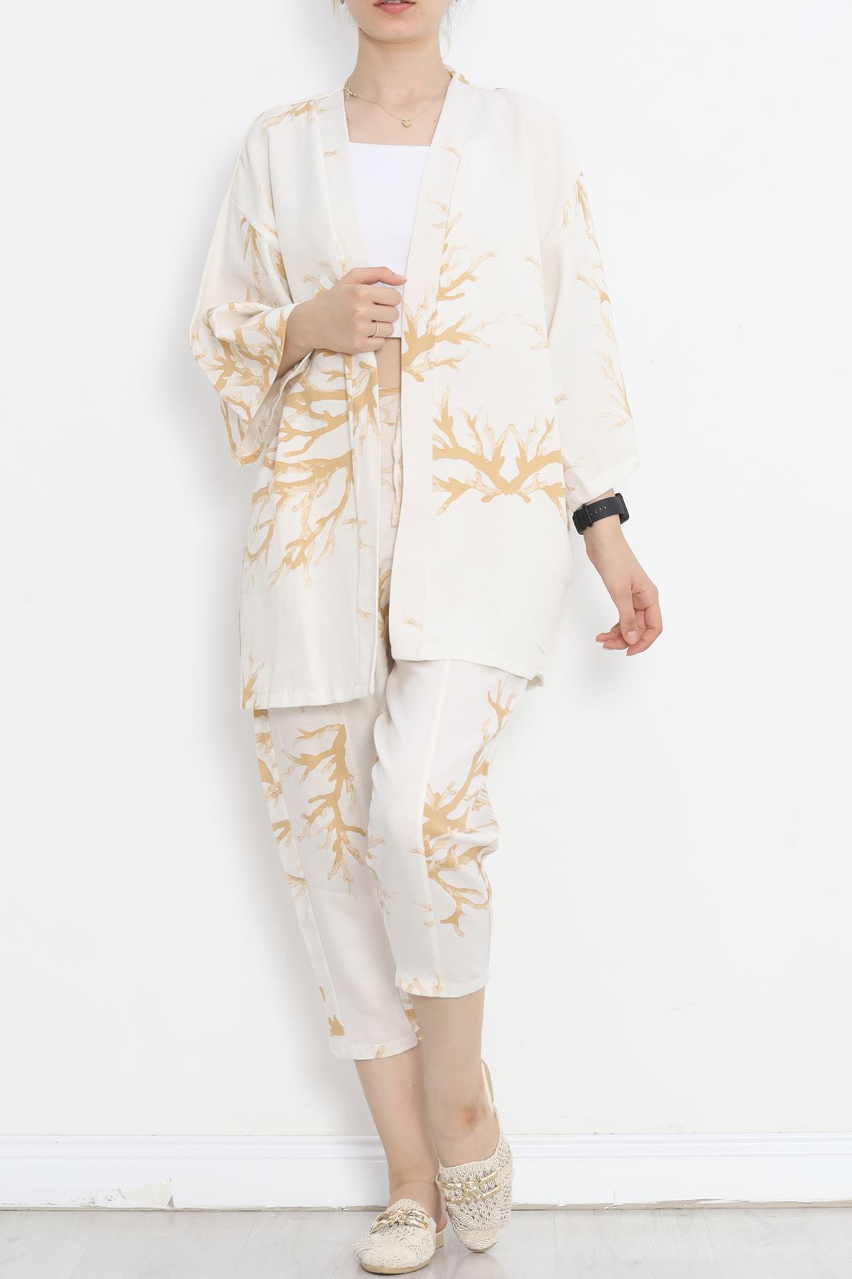 Kimono Set Whitebeige - 152342.701.