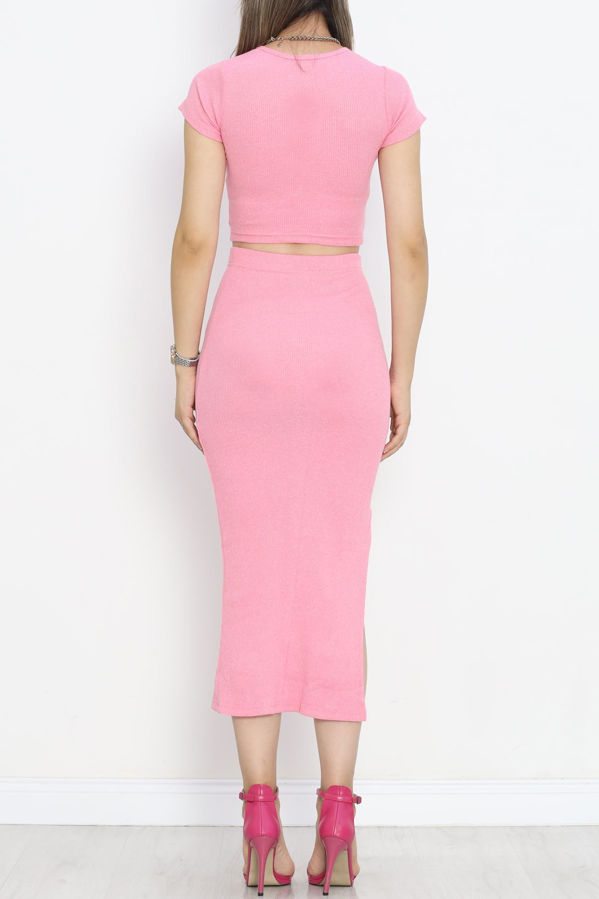 Slit Skirt Set Pink - 10986.1567.