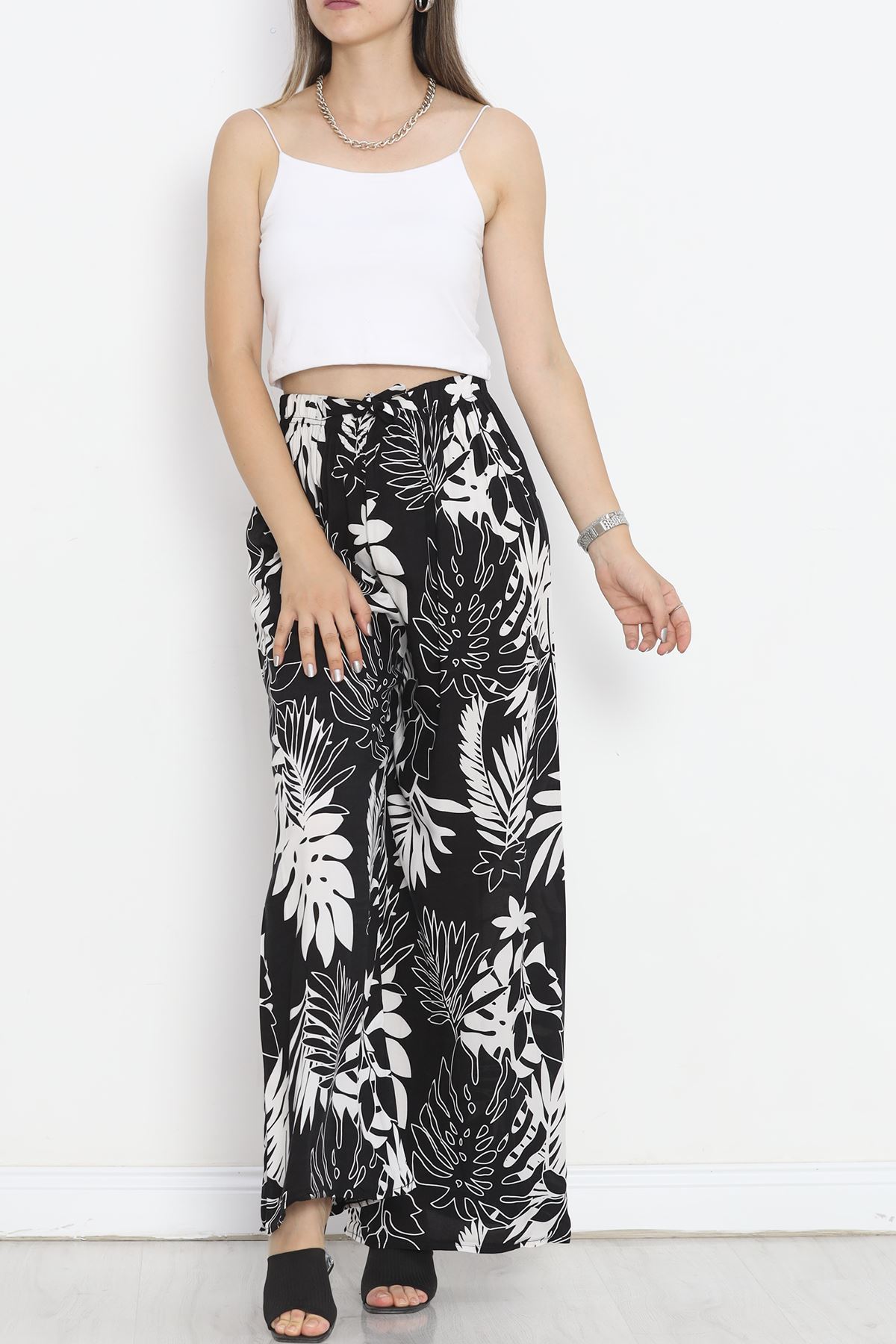 Woven Pants Black and White - 1233.1095.