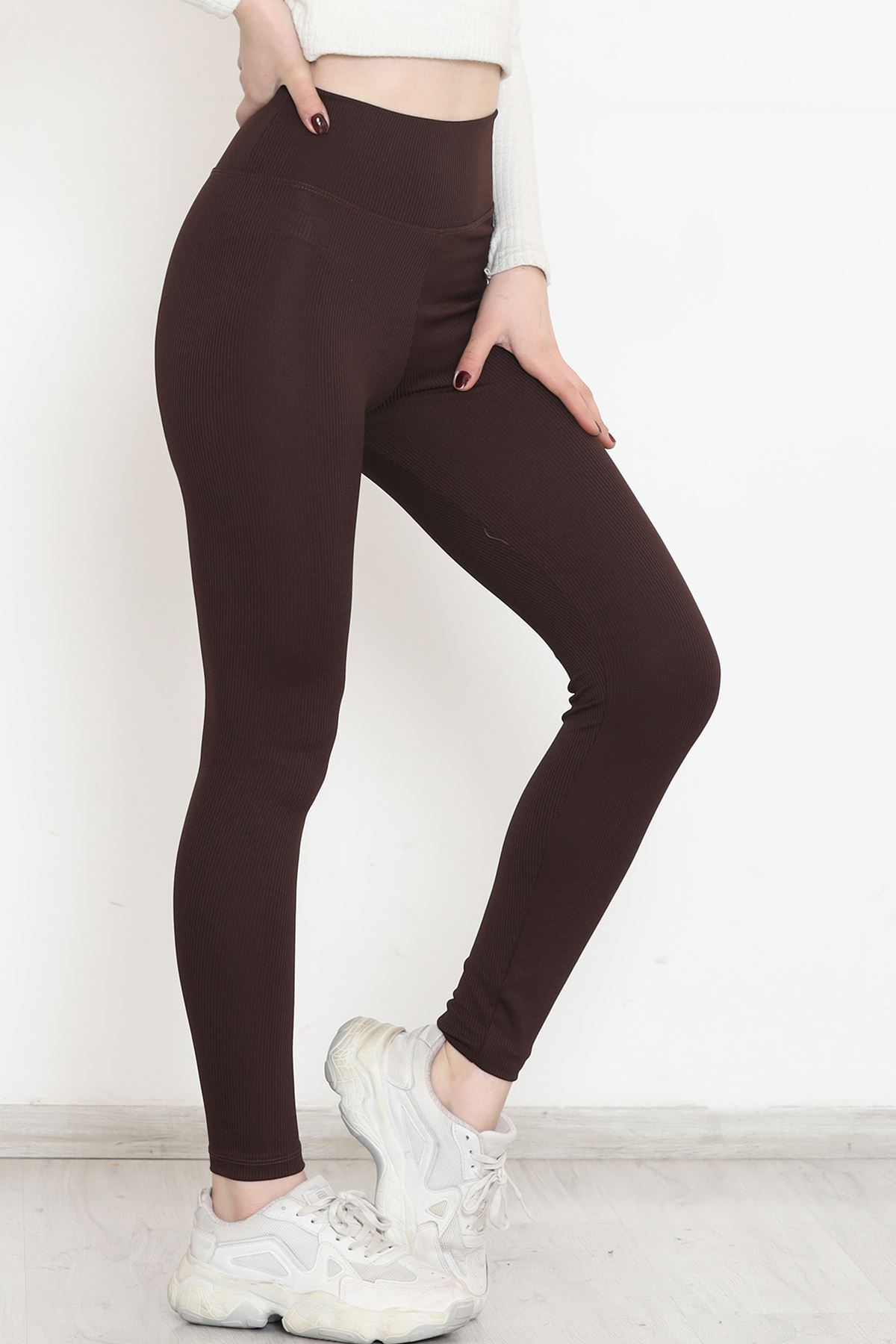 Corduroy Leggings Brown1 - 10751.1098.