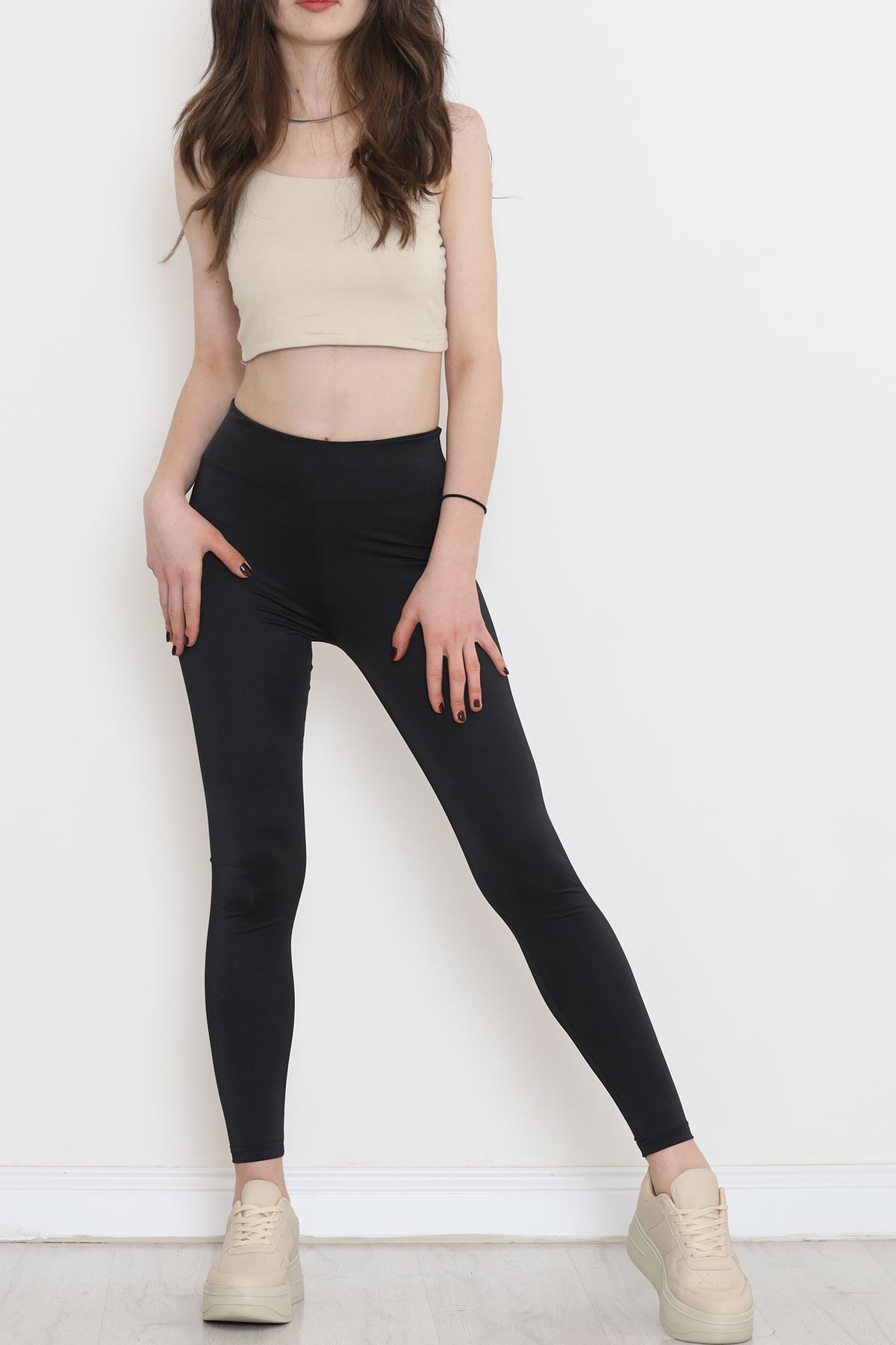 Shiny Disco Leggings Black - 12445.1778.