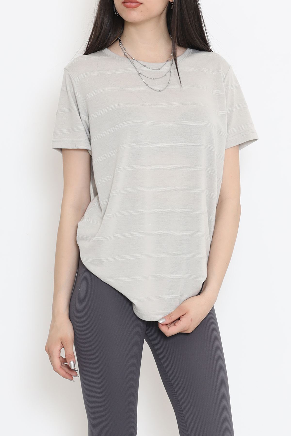 Jacquard T-shirt Beige - 18284.275.