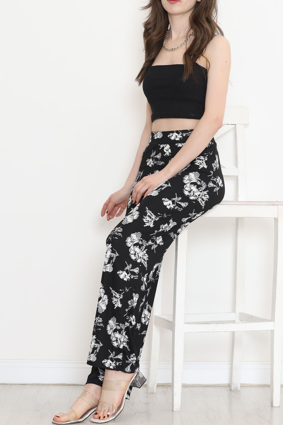 Camisole Pants Black Floral - 2395.555.