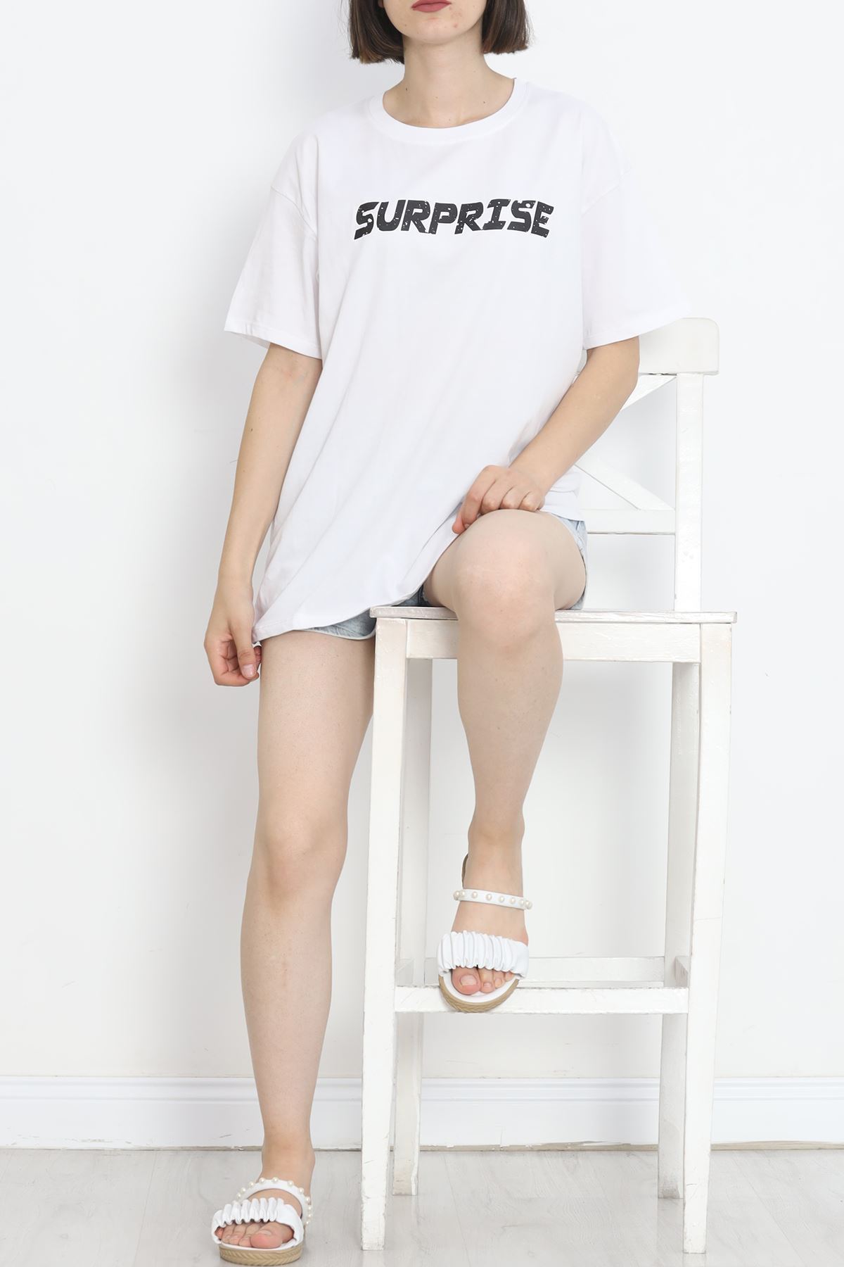 Printed T-shirt White - 18863.1005.