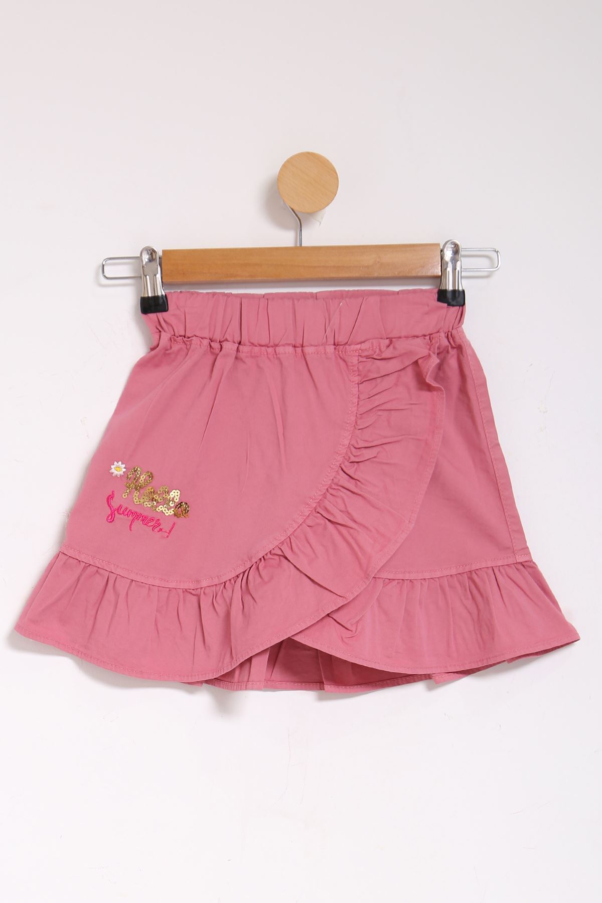 3-7 Years Embroidered Skirt Rose Dry - 624712.1576.