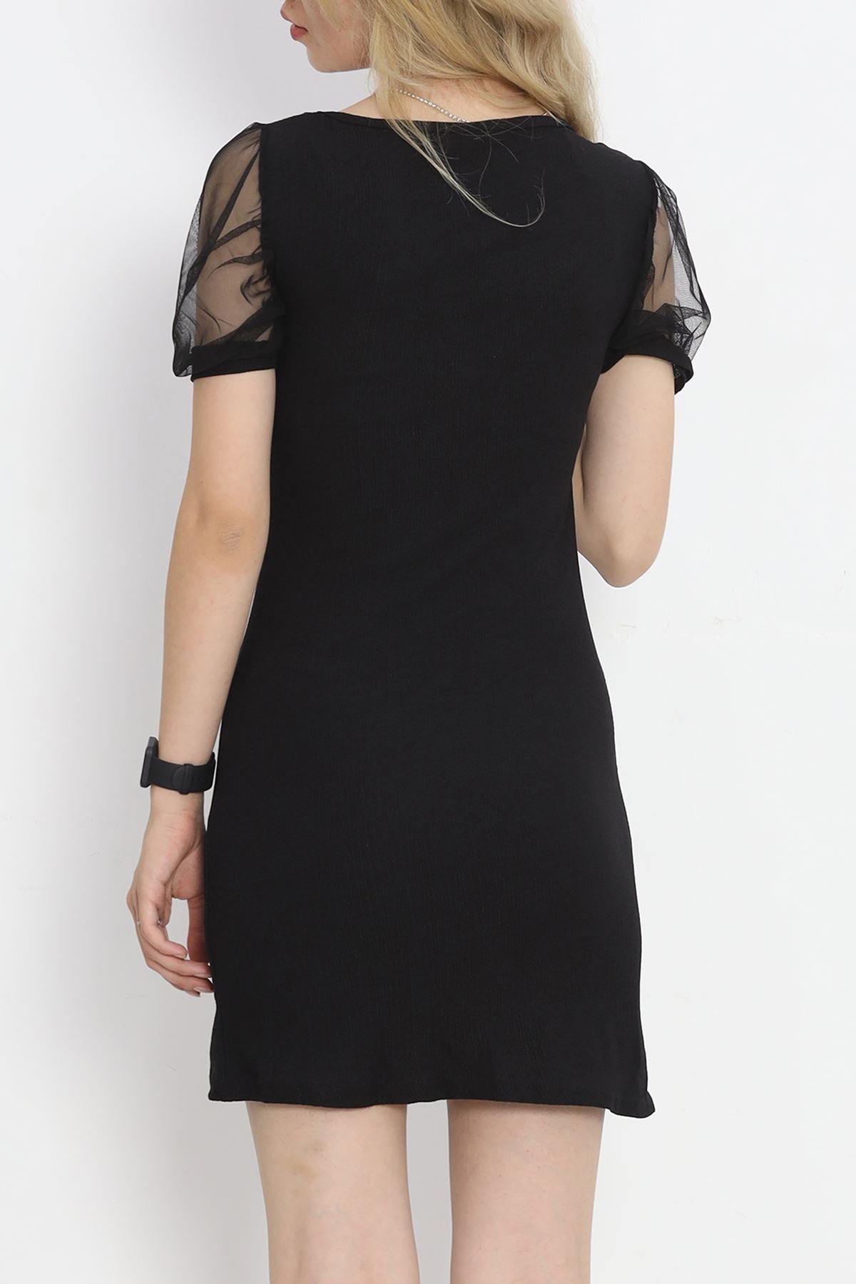 Square Neck Dress Black - 18732.701.