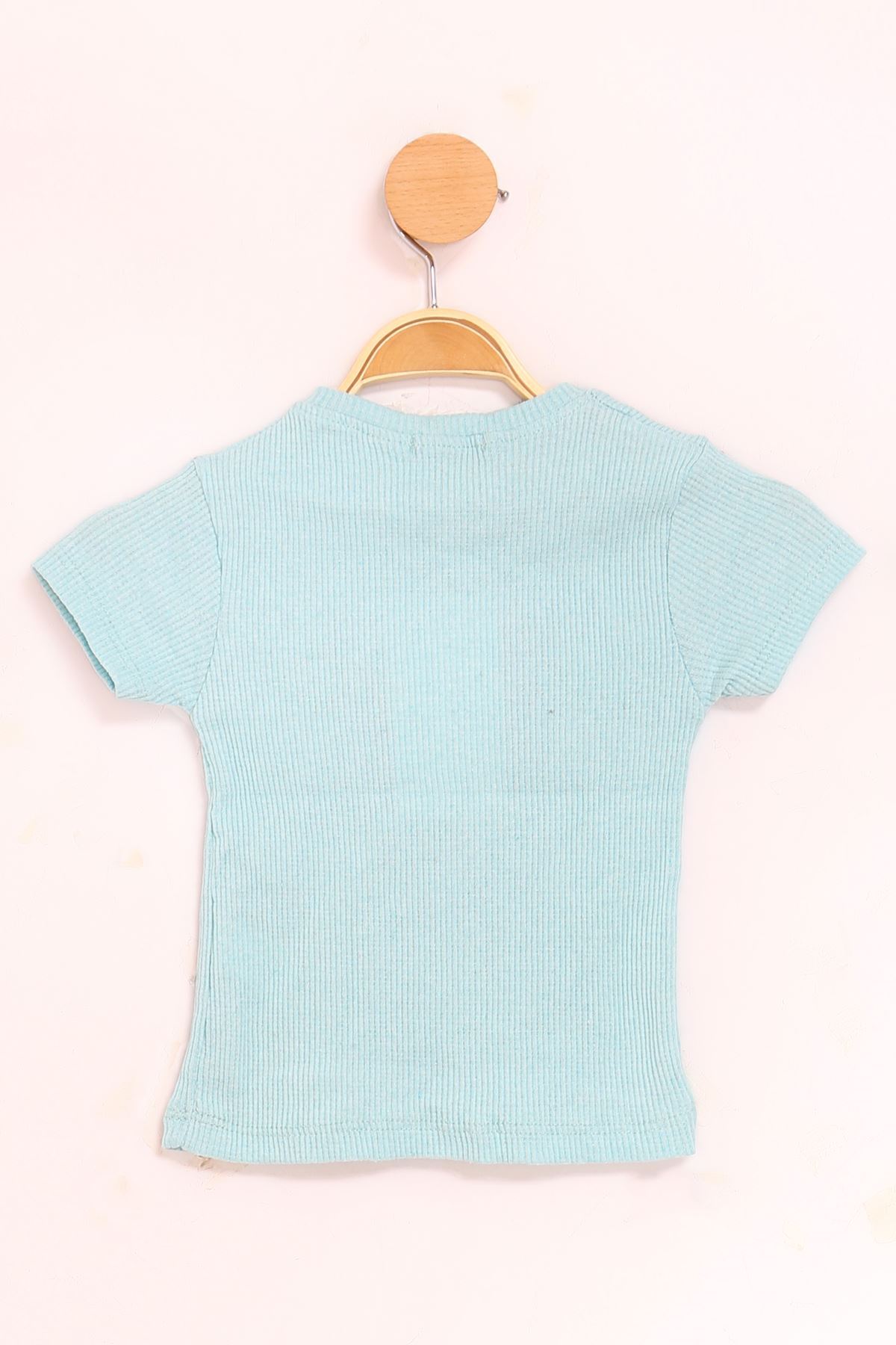 2-10 Years Children's Blouse Turquoise - 18858.1567.